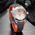 New PAULAREIS Automatic mechanical luminous canvas belt watch for men mechanical watch men's automatic